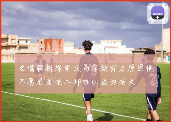 名嘴解析绿军交易布朗背后原因他不愿屈居老二却难以成为老大